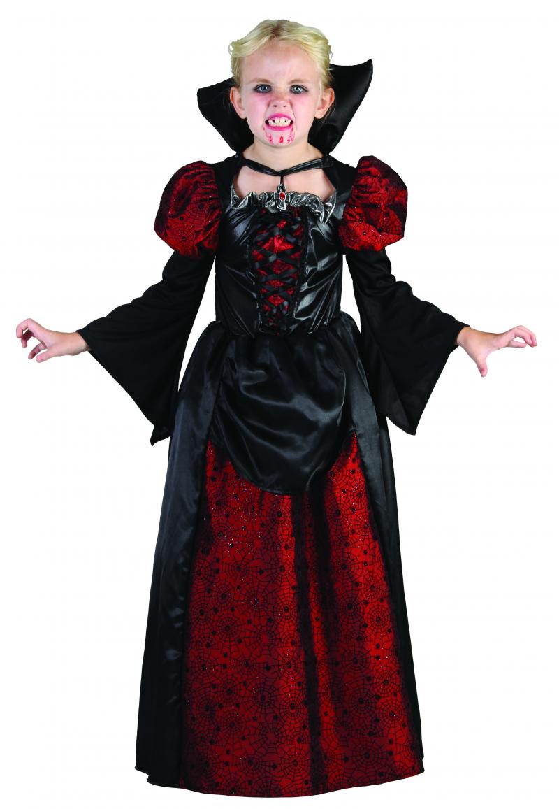 Costume vampiresse avec col pas cher