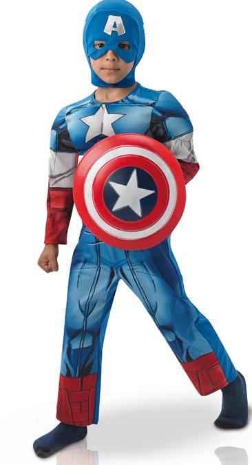 Déguisement Captain America - FINDPITAYA - Modèle Déguisement - Enfant -  Bleu - Masque et Bouclier inclus - Cdiscount Jeux - Jouets