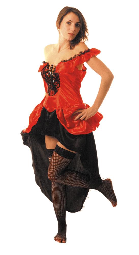 Déguisement French Cancan Rouge pas cher