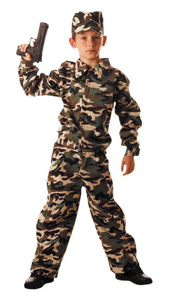 Déguisement militaire camouflage pas cher
