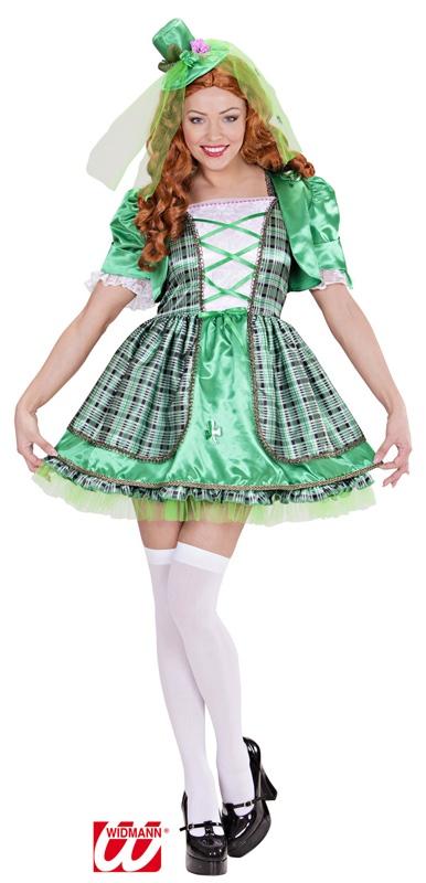 Déguisement De LEPRECHAUN Pour Adulte – Déguisement De La Saint-Patrick – Manteau Vert à Paillettes, Chapeau Haut De Forme Vert Et Nœud Papillon Vert (taille M