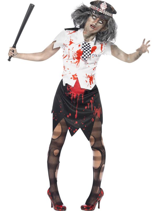 Déguisement Zombie Policewoman pas cher