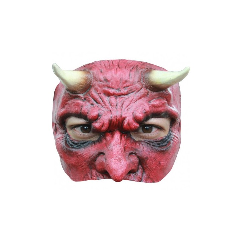 Demi masque Diable en Latex pas cher