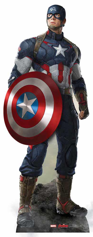 Figurine Captain America géante pas cher