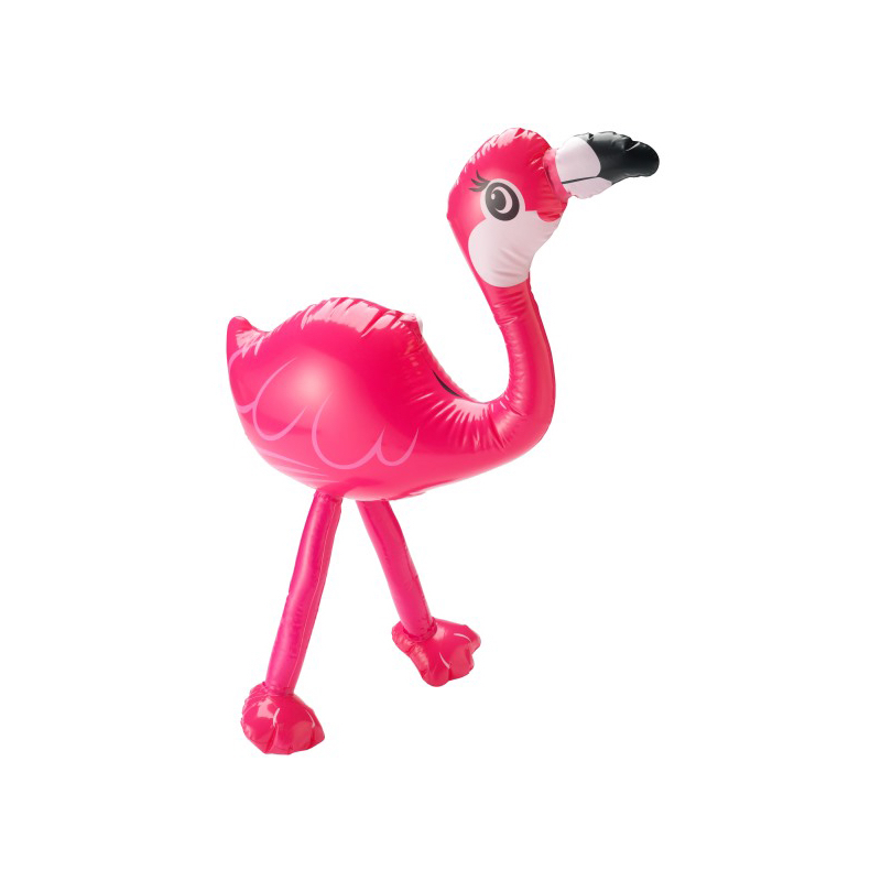 Flamant rose gonflable rose vif 55 cm pas cher