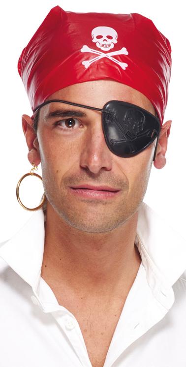 Foulard et cache oeil pour Pirate pas cher