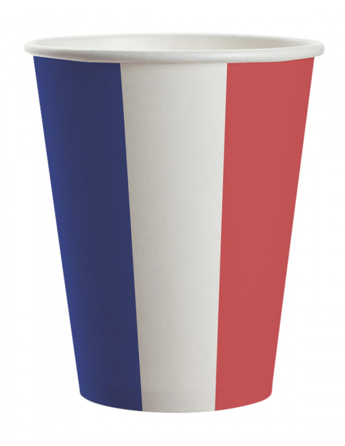 Gobelets en carton avec drapeau France