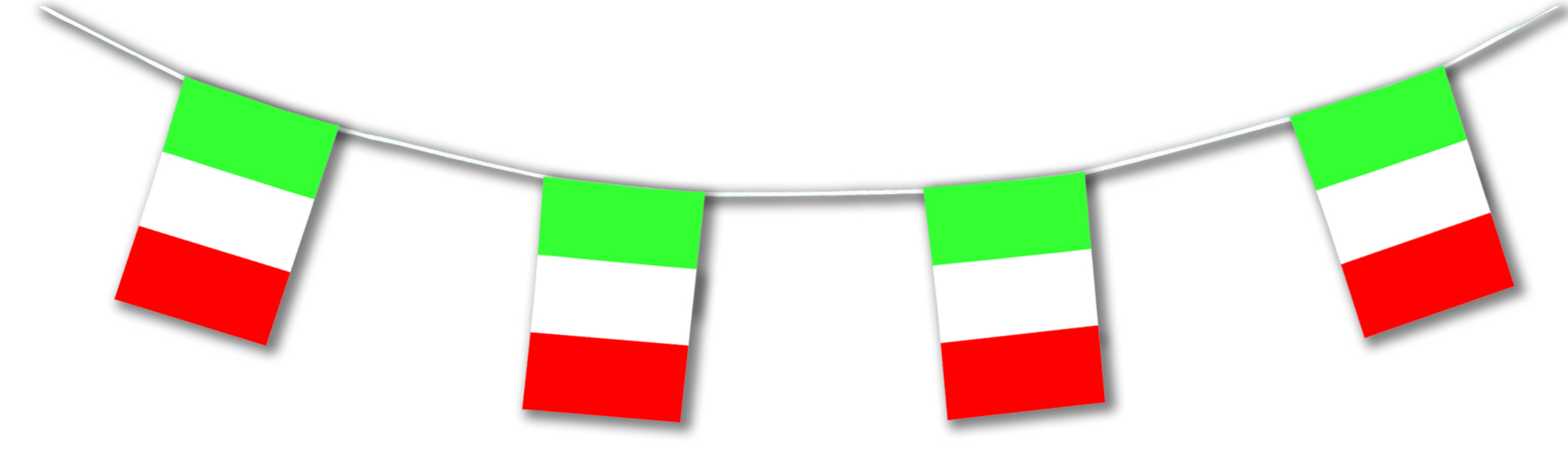 guirlande fanions drapeaux italie