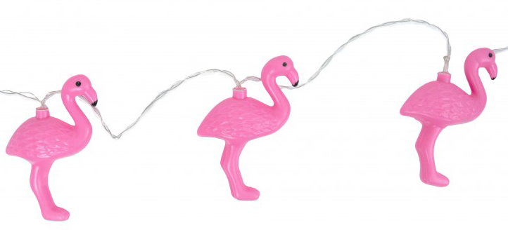 Guirlande flamands roses lumineux pas cher