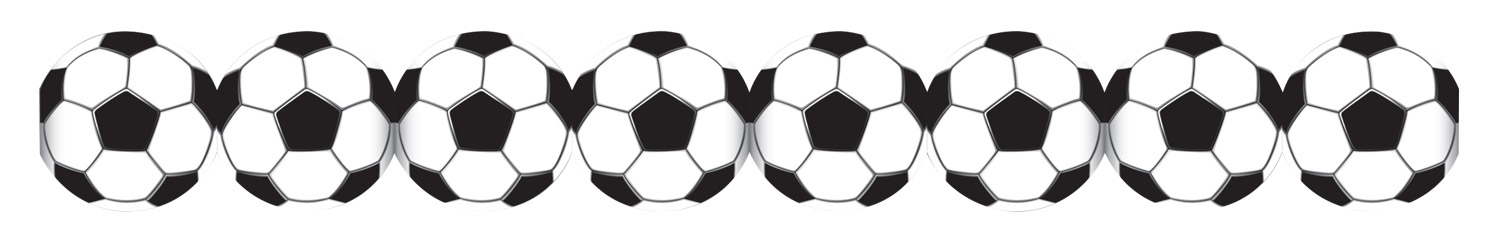 Guirlande papier ballons football pas cher