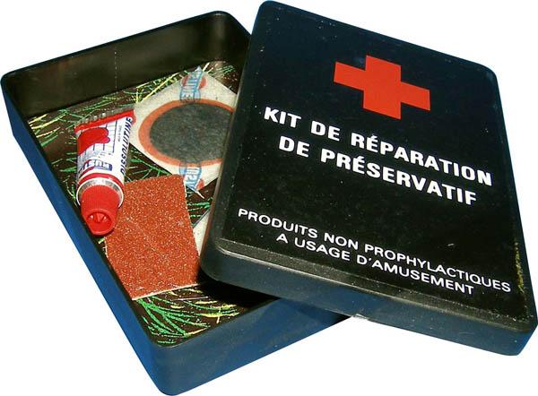 Kit de réparation préservatifs pas cher