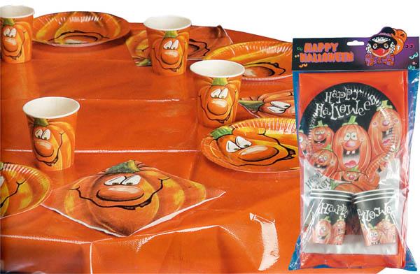 Kit de table citrouille halloween pas cher