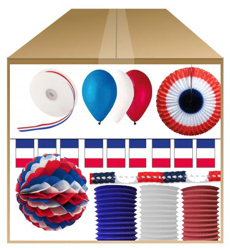 Déco 14 juillet : KIT de décoration fête nationale