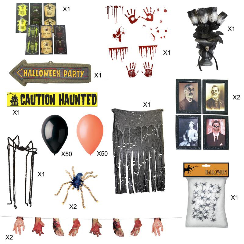 kit décoration halloween pas cher