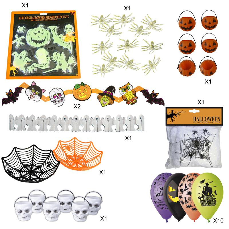 kit décorations halloween enfant pas cher