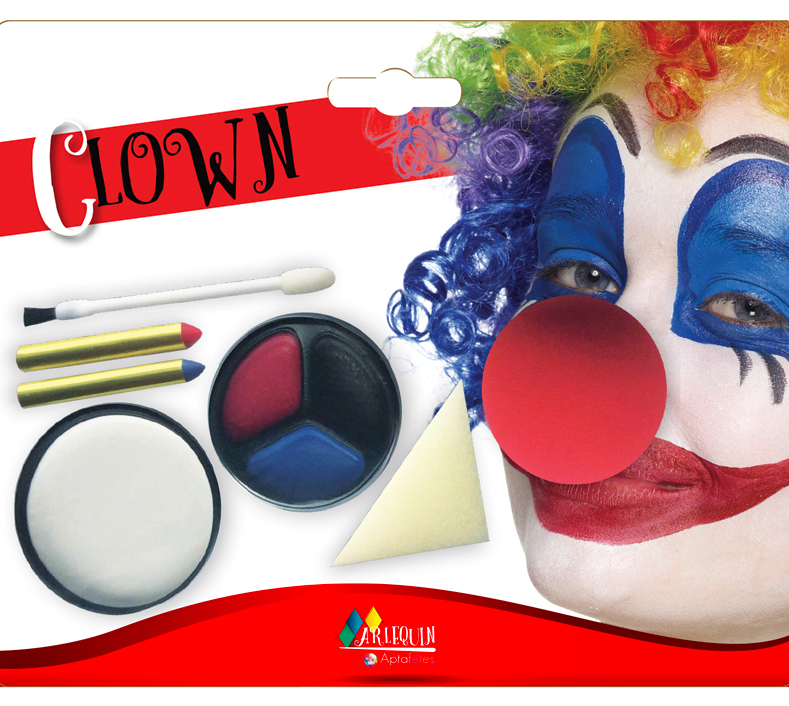 Kit maquillage clown complet pas cher