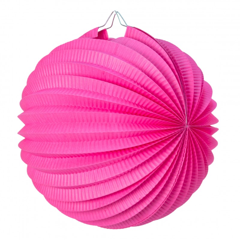 Lampion rond bubble gum pas cher