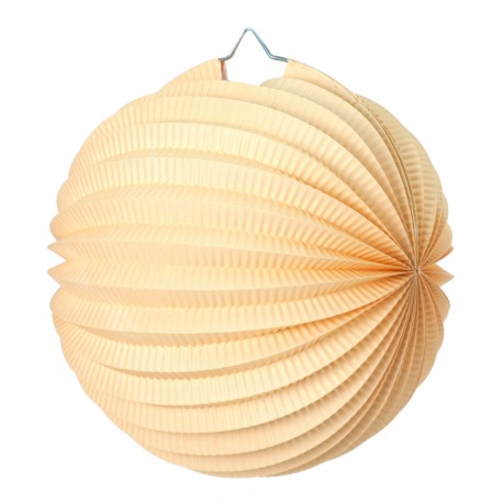 Lampion rond creamy pas cher