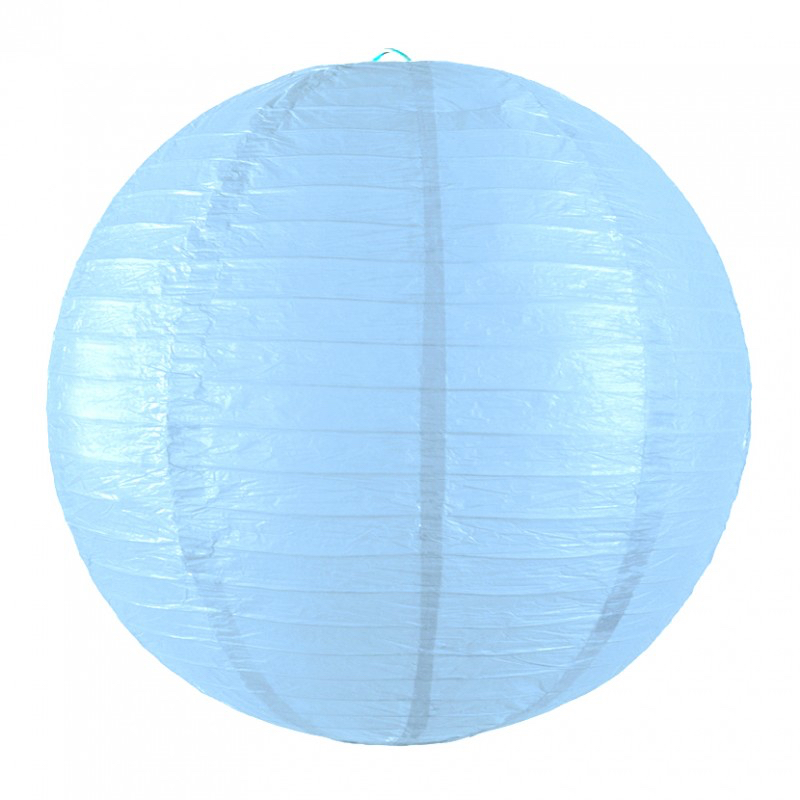 Lanterne japonaise bleu dragée pas cher