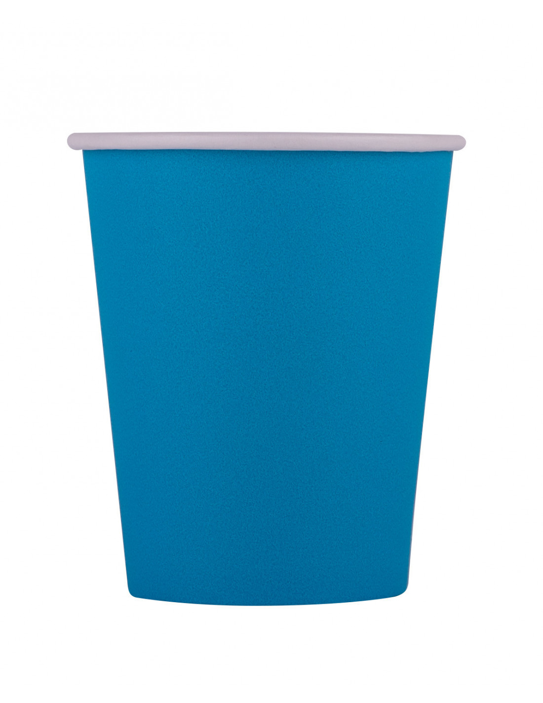 lot de 25 gobelets bleu turquoise en carton pas cher