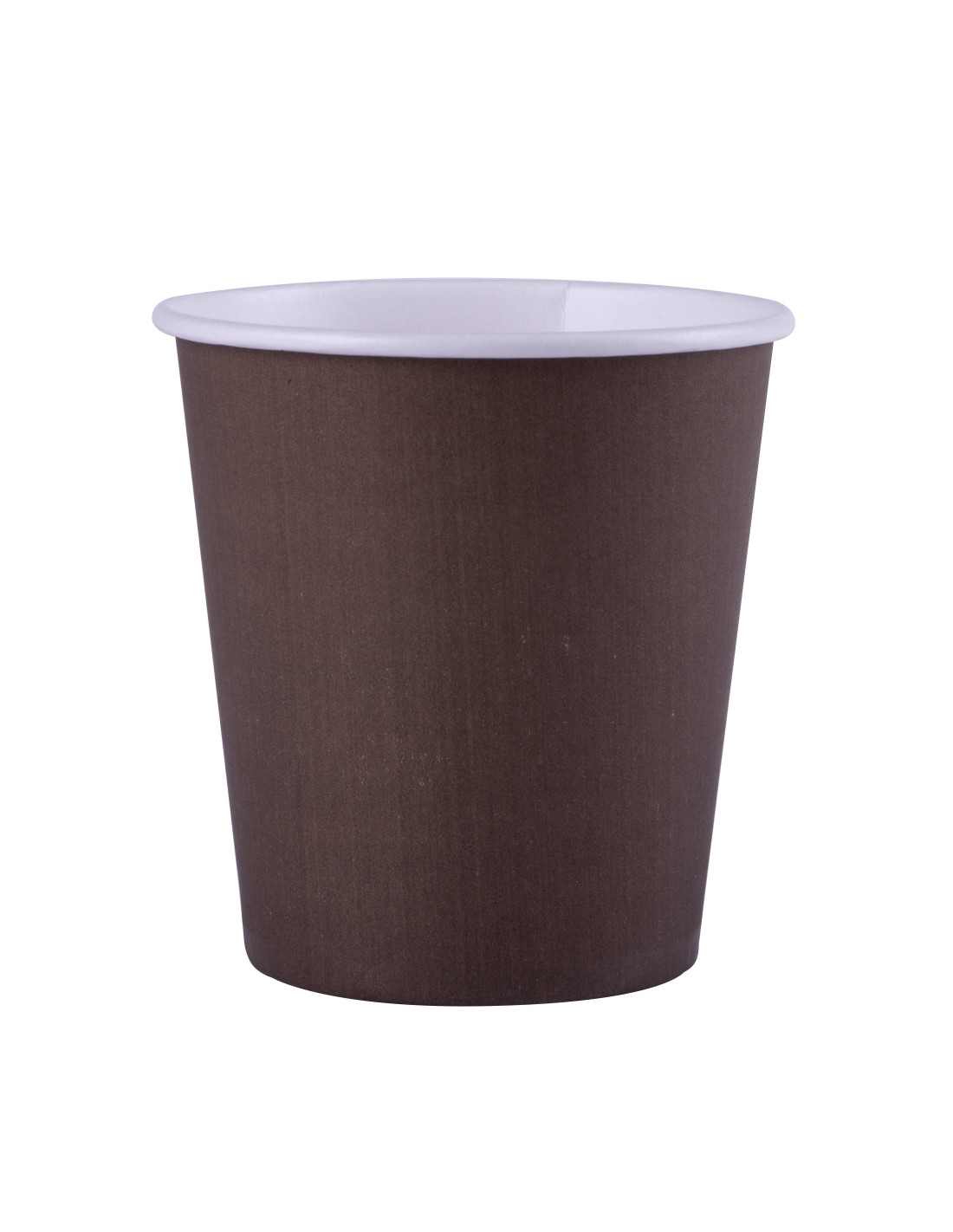 lot de 25 gobelets chocolat en carton pas cher