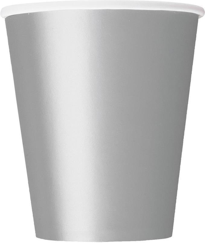 lot de 25 gobelets Couleur Argent pas cher