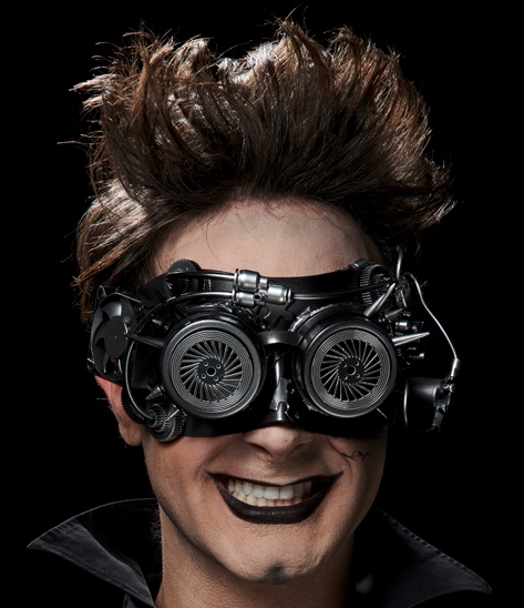 Loup futuriste pvc pas cher