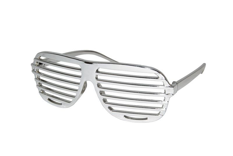 Lunettes barreaux argent pas cher