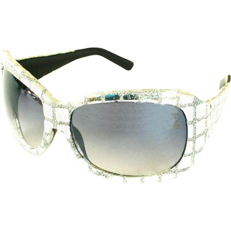 Lunettes disco pailletées Argent pas cher