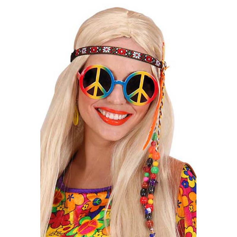 Lunettes hippie pas cher multicolore