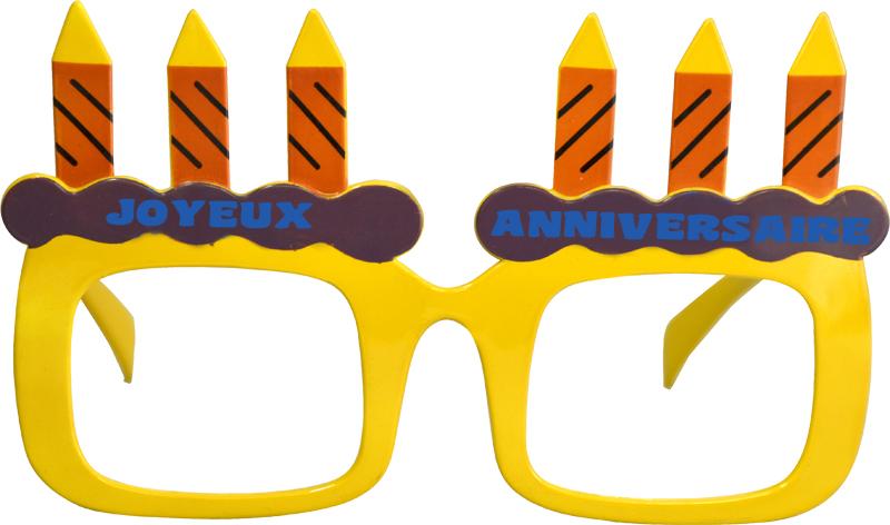 Lunettes Joyeux Anniversaire pas cher