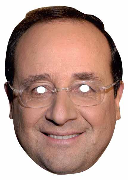 Déguisement : Masque de François Hollande