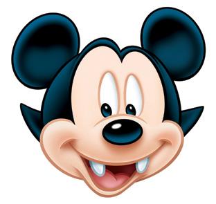 Masque Mickey Vampire pas cher