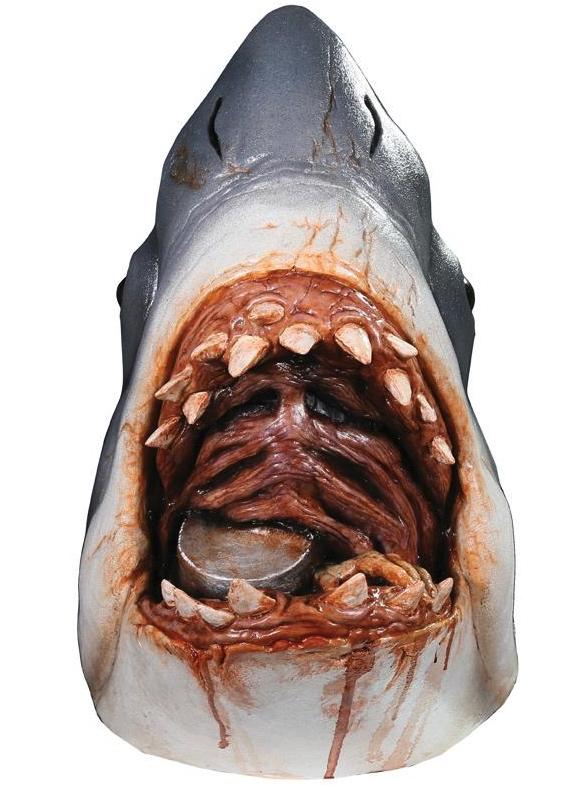 Masque requin ou jaws en latex haut de gamme