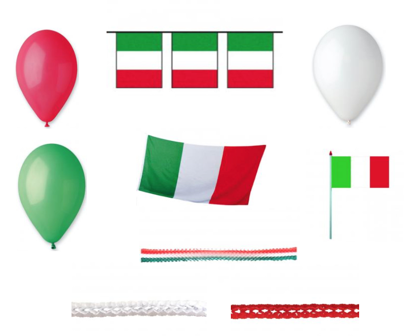 Maxi pack décorations Italie pas cher