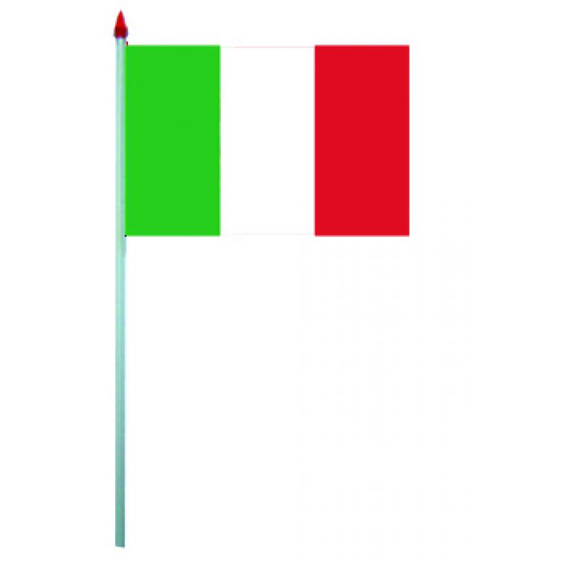 Mini drapeaux Italie en plastique pas cher