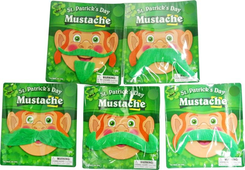 Moustache verte Saint Patrick pas cher