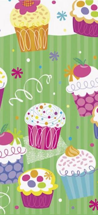 Nappe anniversaire cupcake pas cher