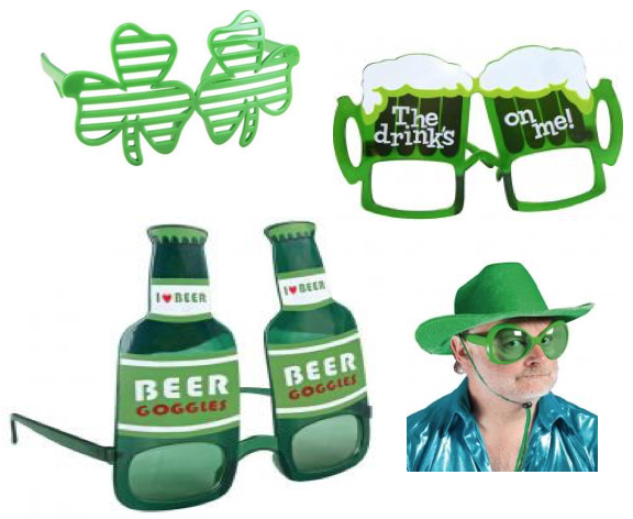 Pack 100 paires de lunettes Saint Patrick pas cher