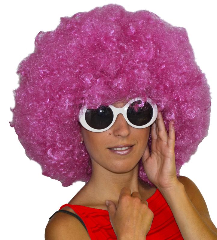 Perruque Afro Rose pas cher