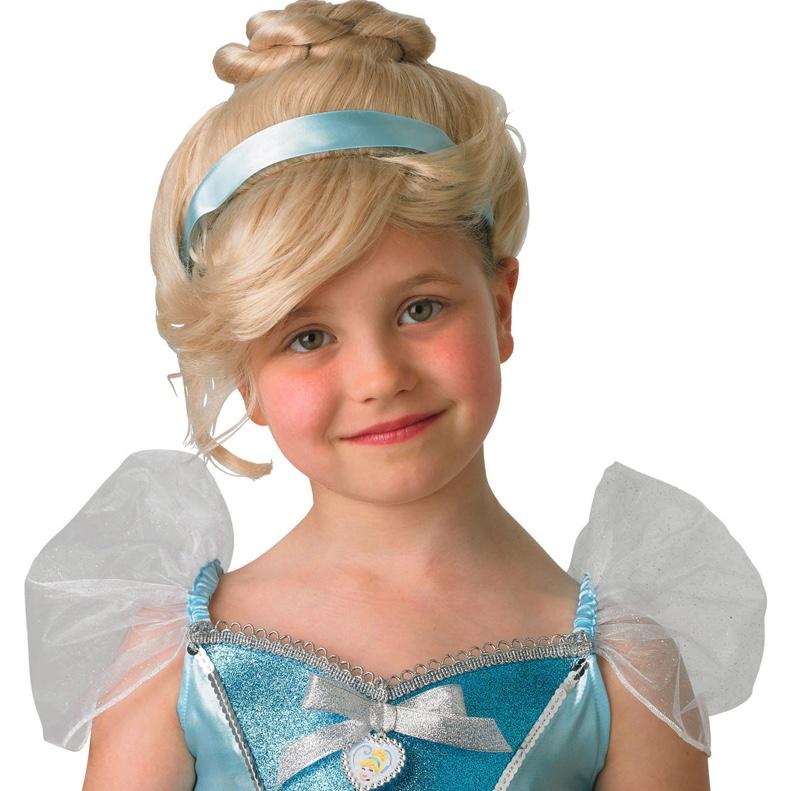 Perruque luxe enfant Cendrillon pas cher