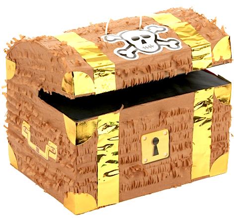 Pinata coffre de Pirate pas cher