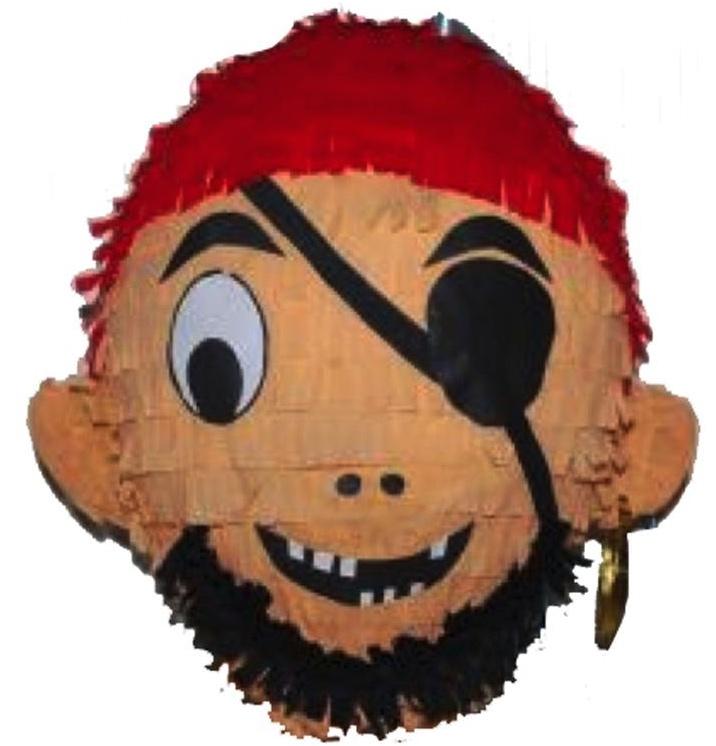 Pinata tête de Pirate pas cher