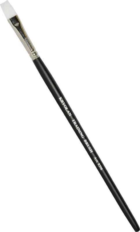 Pinceau plat poils synthétique 6 mm pas cher