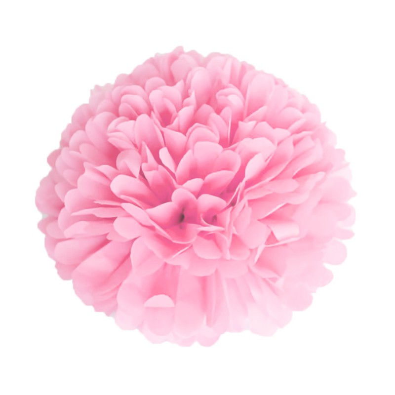 Pompom Rose Vintage en papier