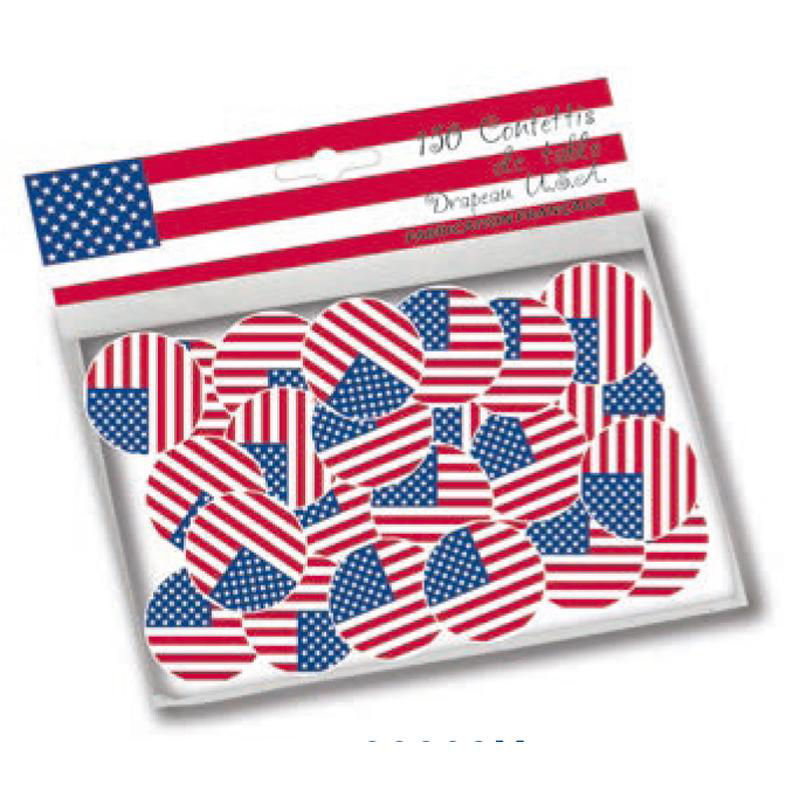 Sachet de 150 confettis de table USA pas cher