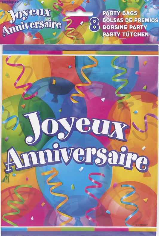 Sachet Cadeaux Anniversaire pas cher