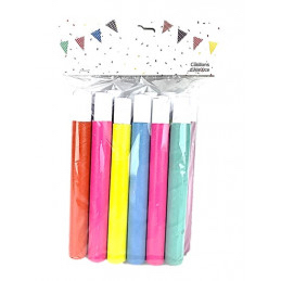 Sachet de 12 Sarbacanes multicolores pas cher