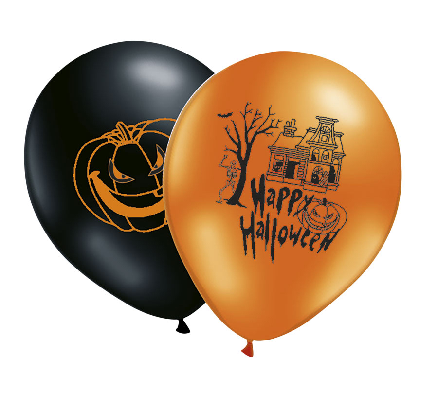 Sachet de 8 ballons halloween