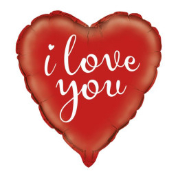 Sachet de Ballons Coeur I love You pas cher